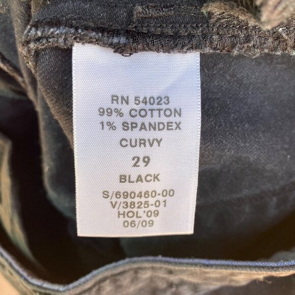 Gap Curvy Black Cut off Jean Shorts - Picture 6 of 15